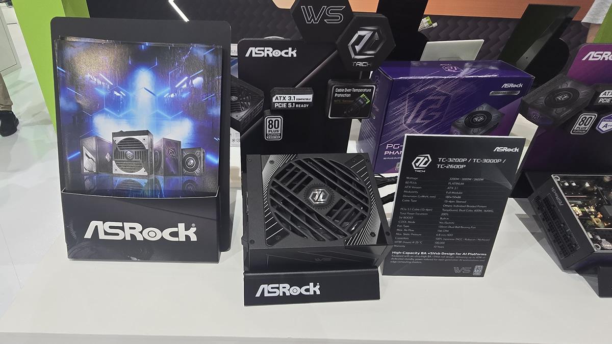 Thermaltake and ASRock Reimagine Modular PC Power Supplies