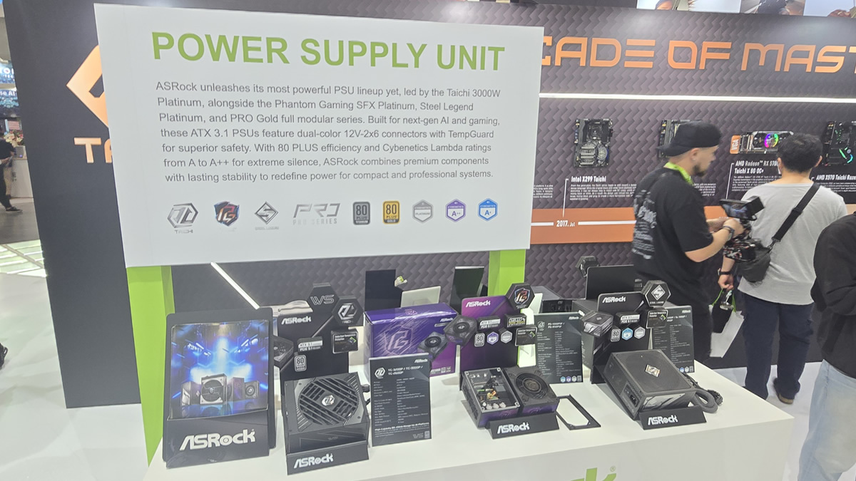 Thermaltake and ASRock Reimagine Modular PC Power Supplies