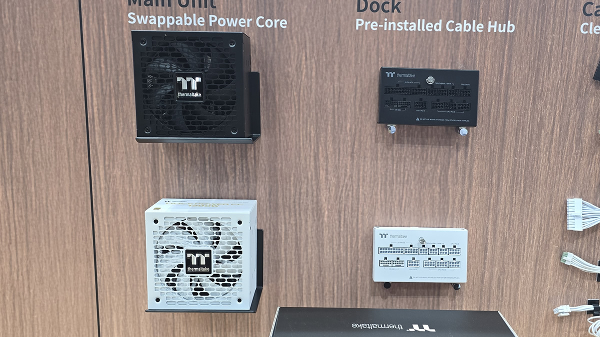 Thermaltake and ASRock Reimagine Modular PC Power Supplies