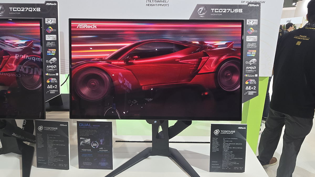 ASRock Marks a Decade of Taichi With OLED Displays and Dual-Pump Cooling