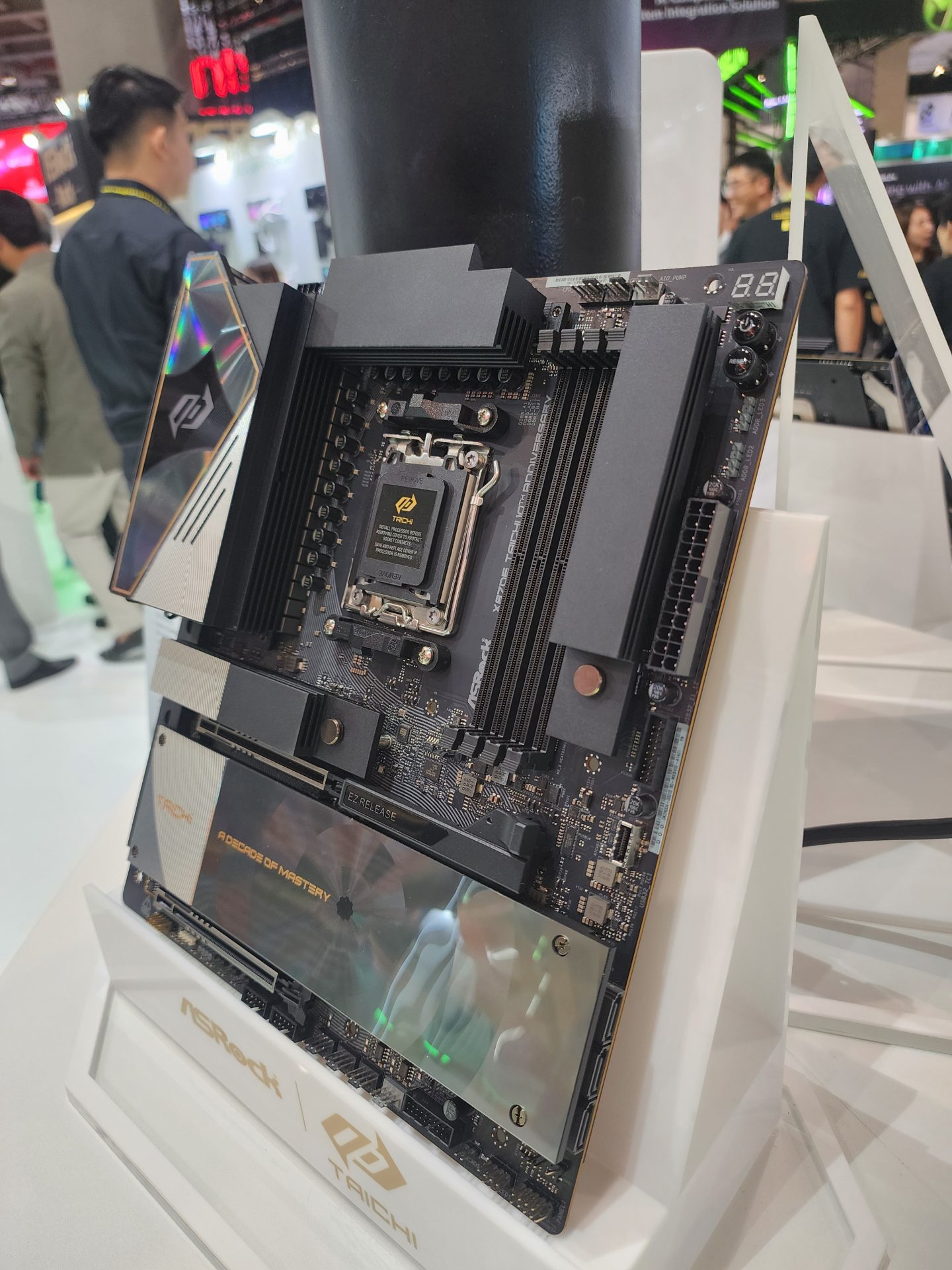 ASRock’s Taichi Decade: White Flagships, Liquid Cooling and OLED Displays