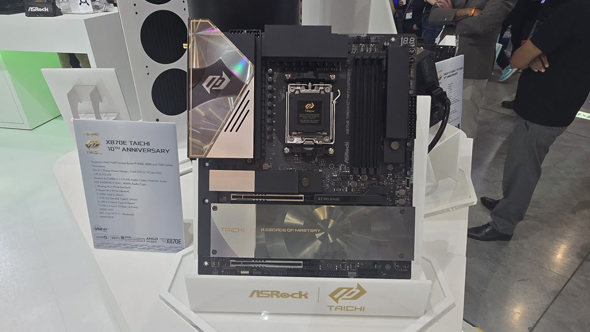 ASRock’s Taichi Decade: White Flagships, Liquid Cooling and OLED Displays