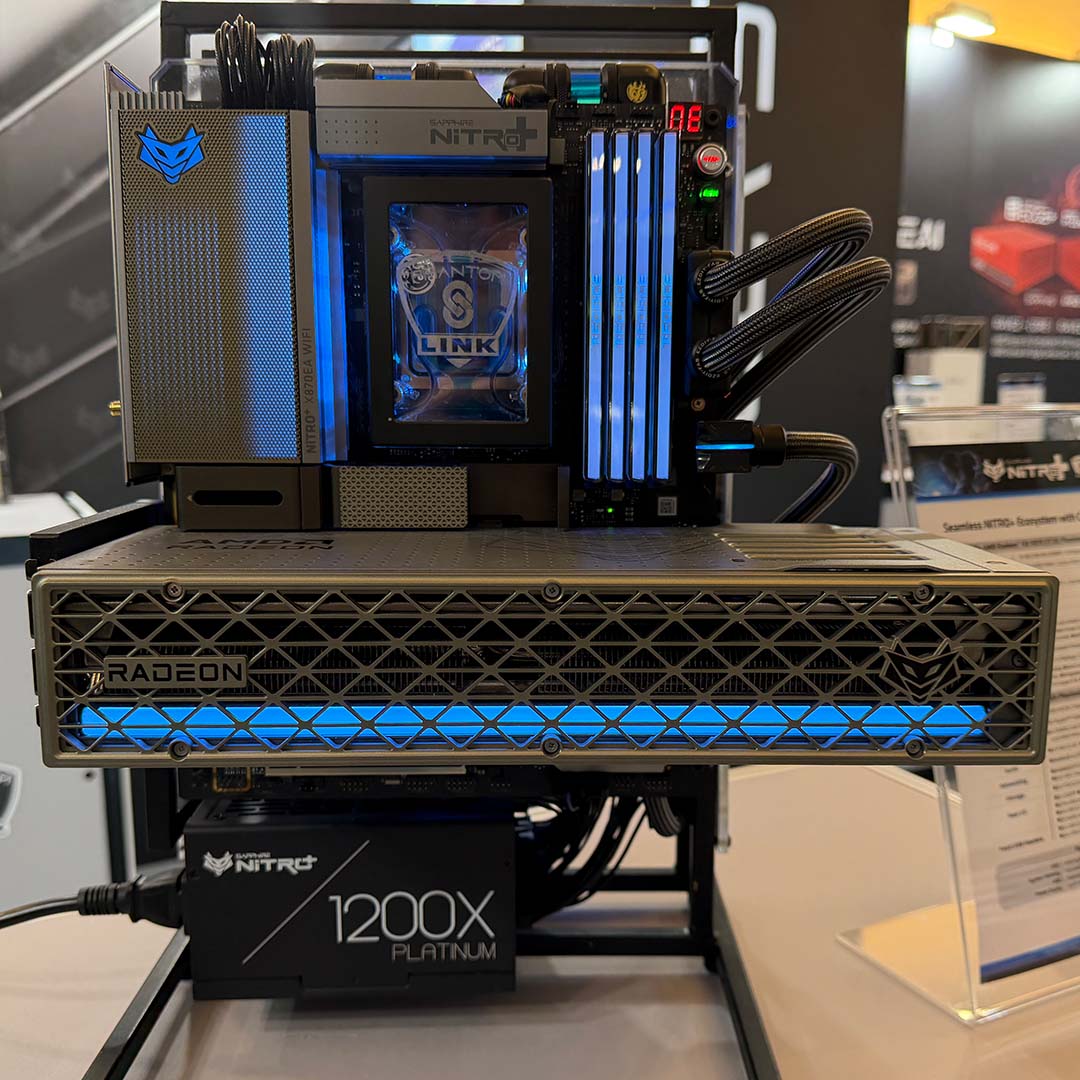 Corsair and Sapphire Steal the Show with Retro Flair and Cableless Style