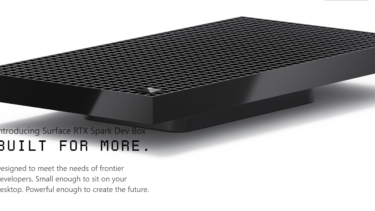 Surface RTX Spark Dev Box Targets Mac Studio With Local AI Muscle