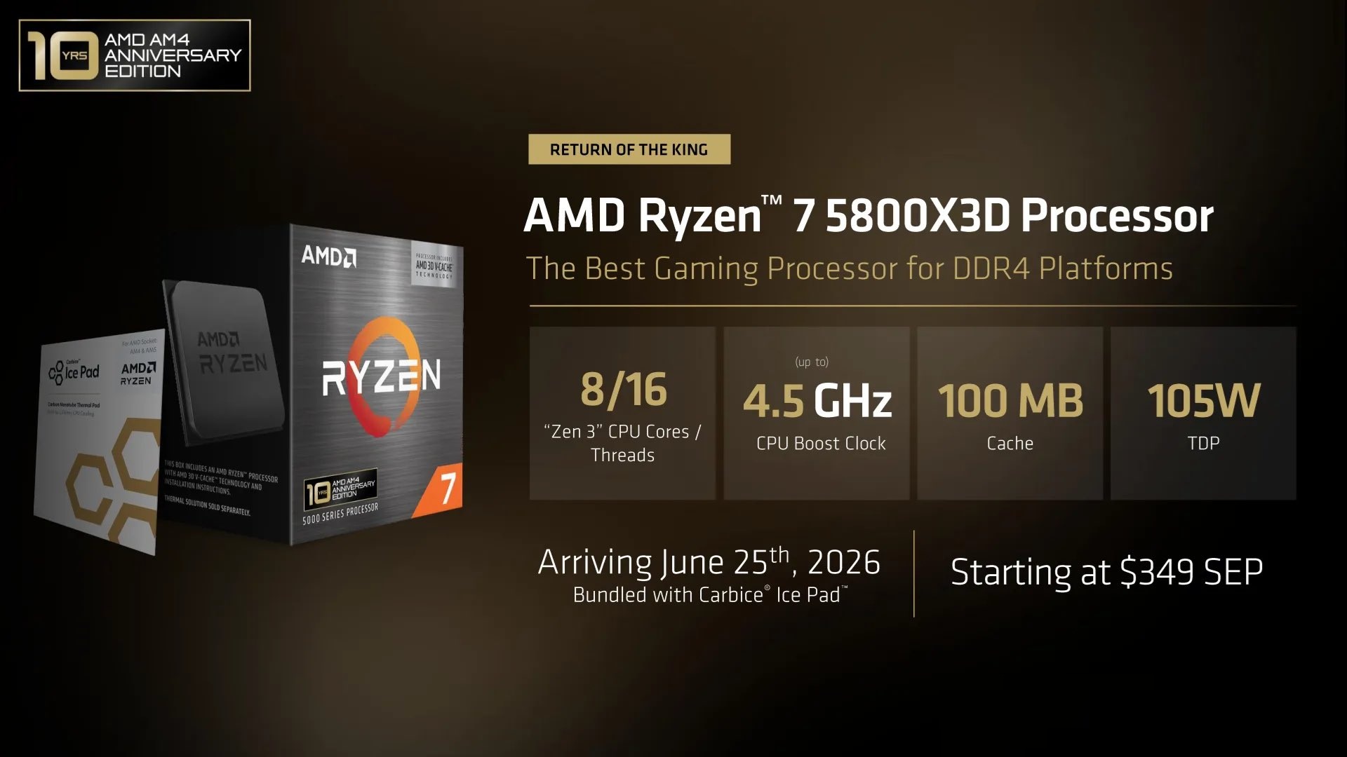 AMD’s Ryzen 7 5800X3D Anniversary Edition Required Major Re‑Engineering