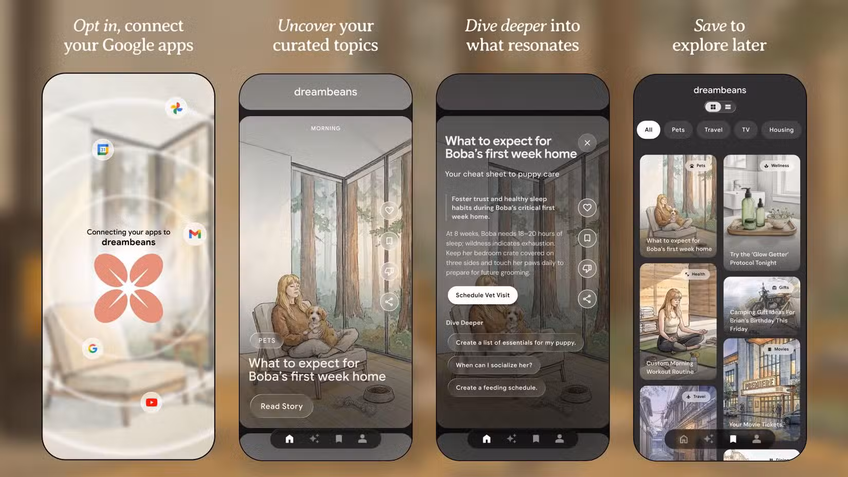 Dreambeans Turns Your Digital Life Into AI Morning Stories