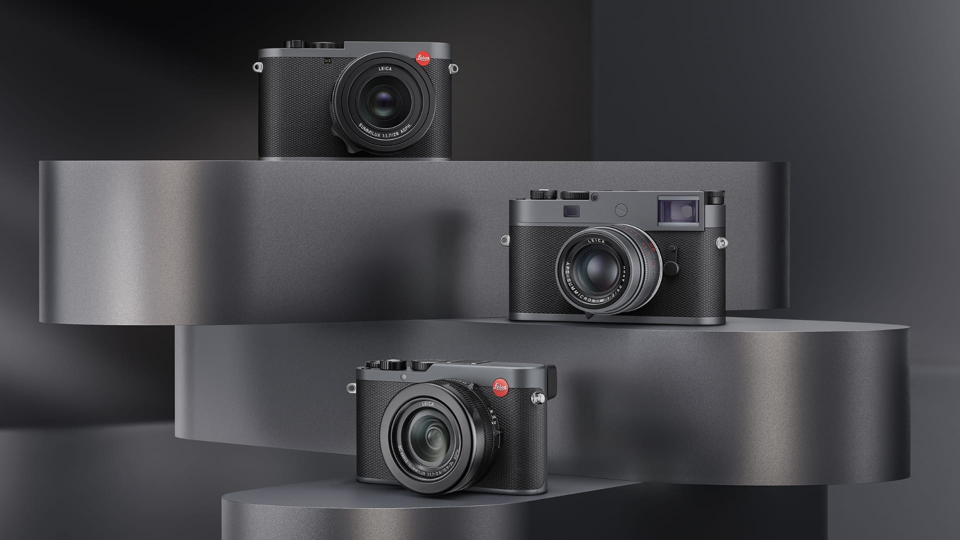 Leica Expands Metallic Grey Look Across M11-P, Q3 and D-Lux 8