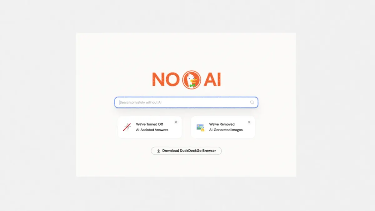 Why Millions Are Turning to AI-Free Search and DuckDuckGo