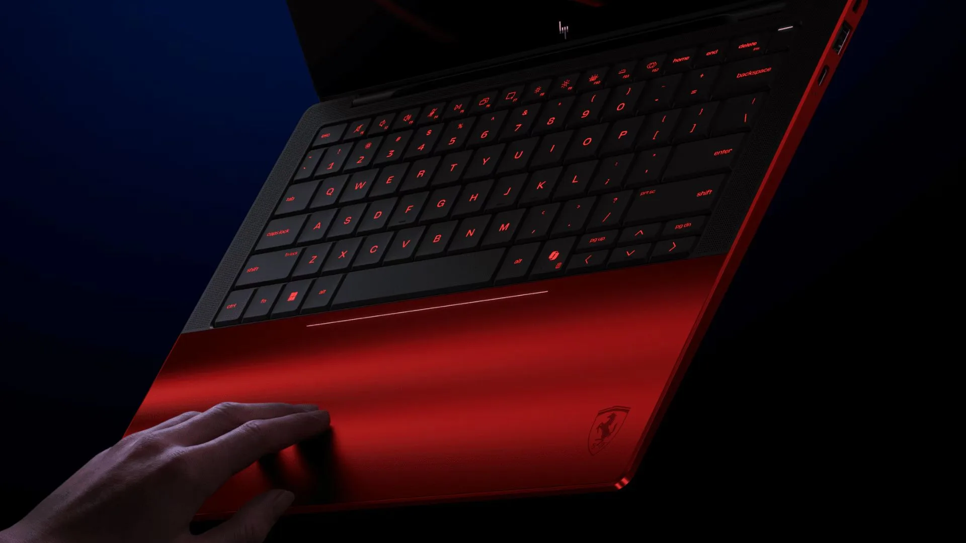 HP and Ferrari’s $5,600 Laptop Puts a Transparent Engine Bay on Your Desk