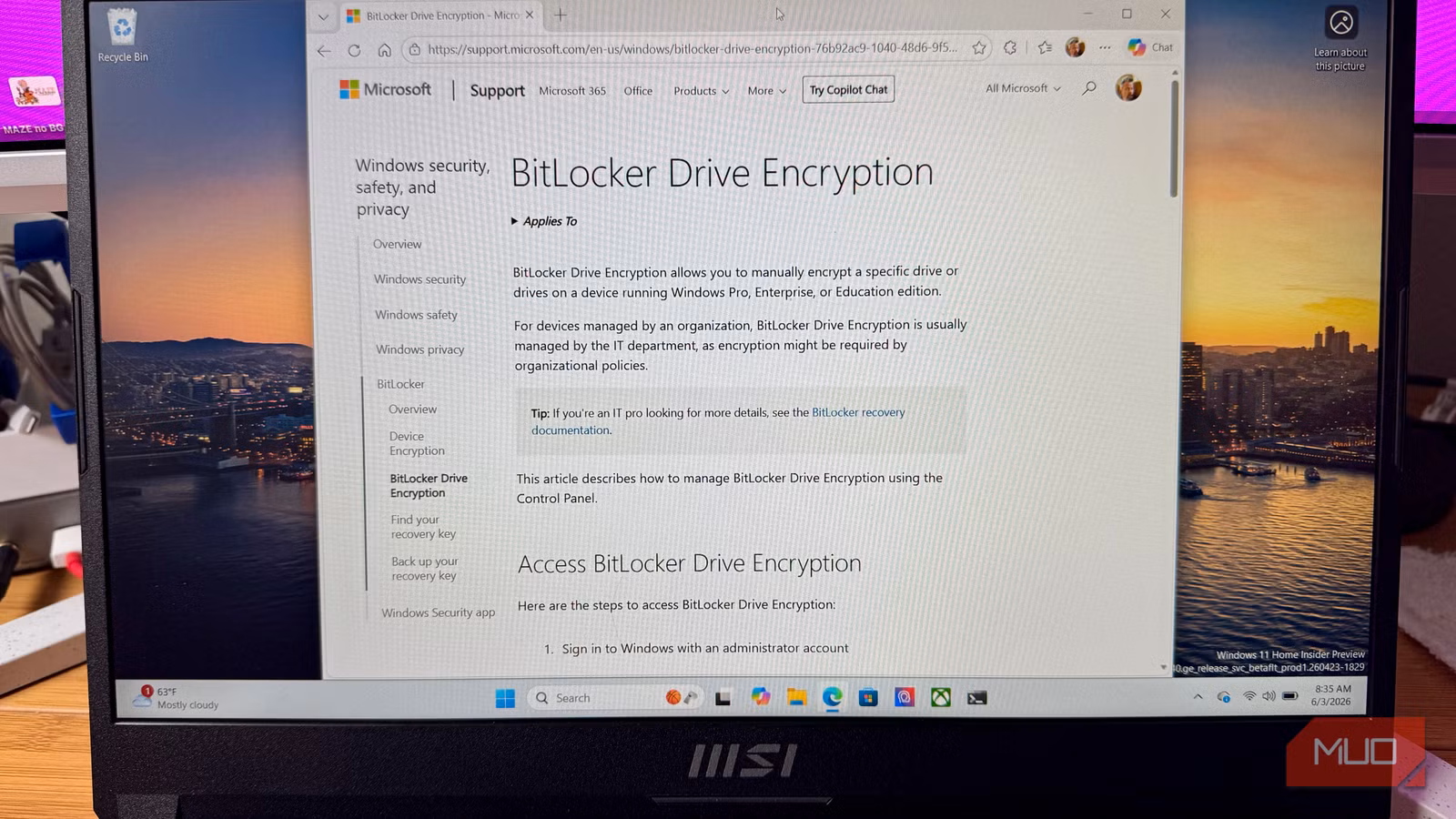 Windows 11 BitLocker Keys Hidden in BIOS Could Lock You Out