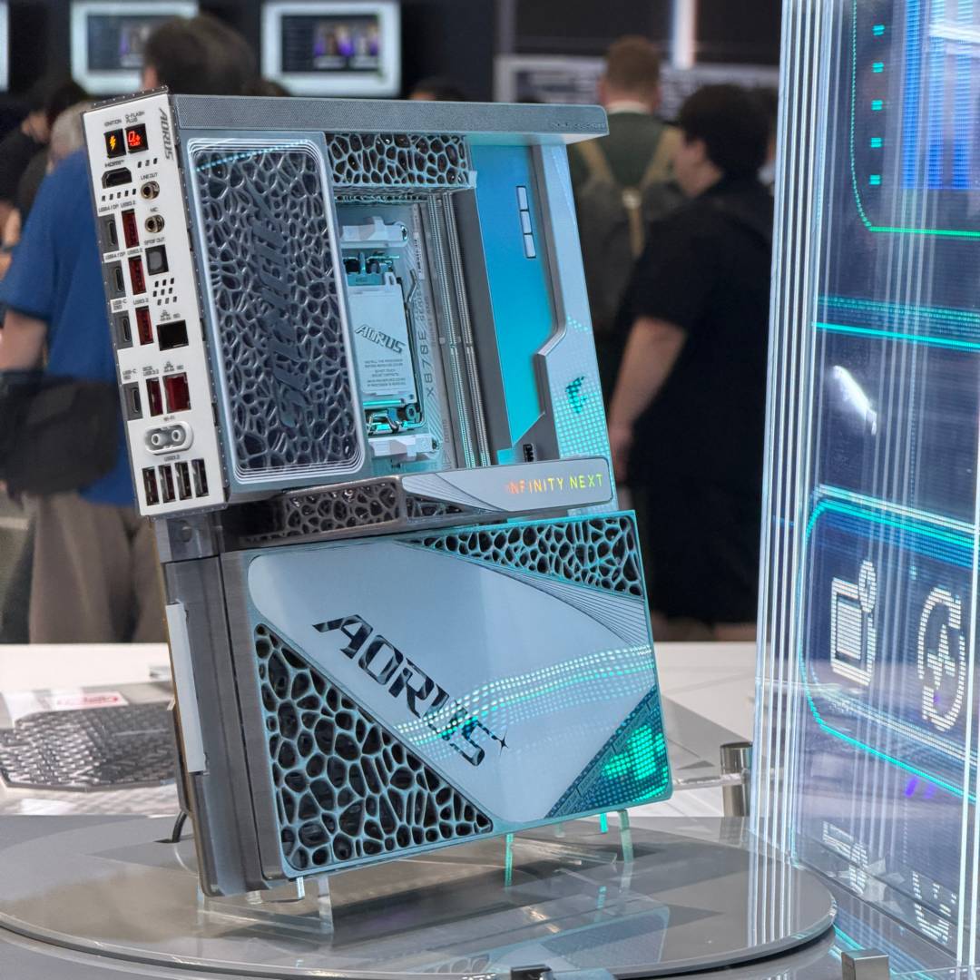 Gigabyte’s X870E Infinity Next Brings 3D-Printed Metal to Motherboard Cooling