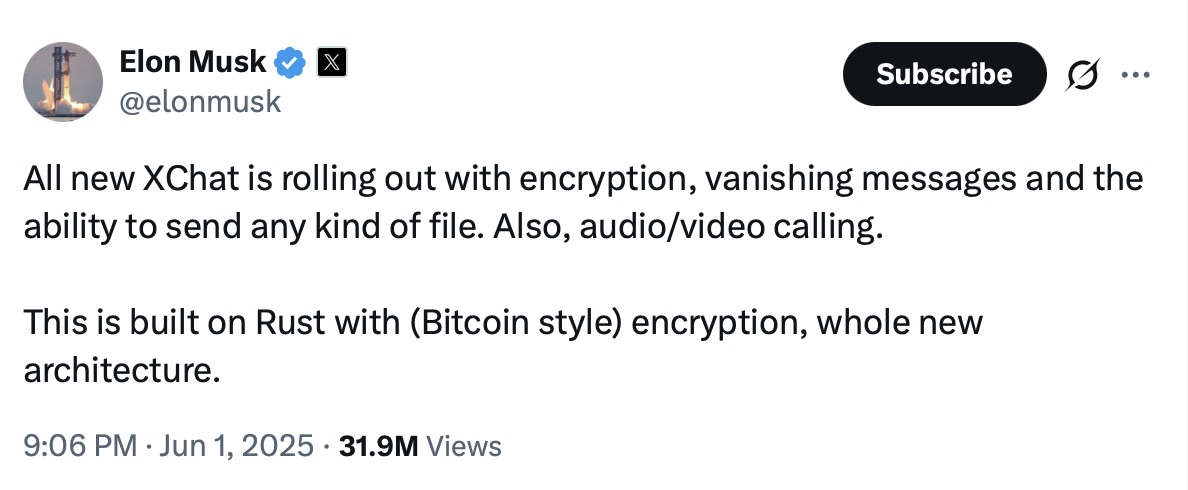 Elon Musk's XChat vs Signal and WhatsApp: How Its Security Stacks Up