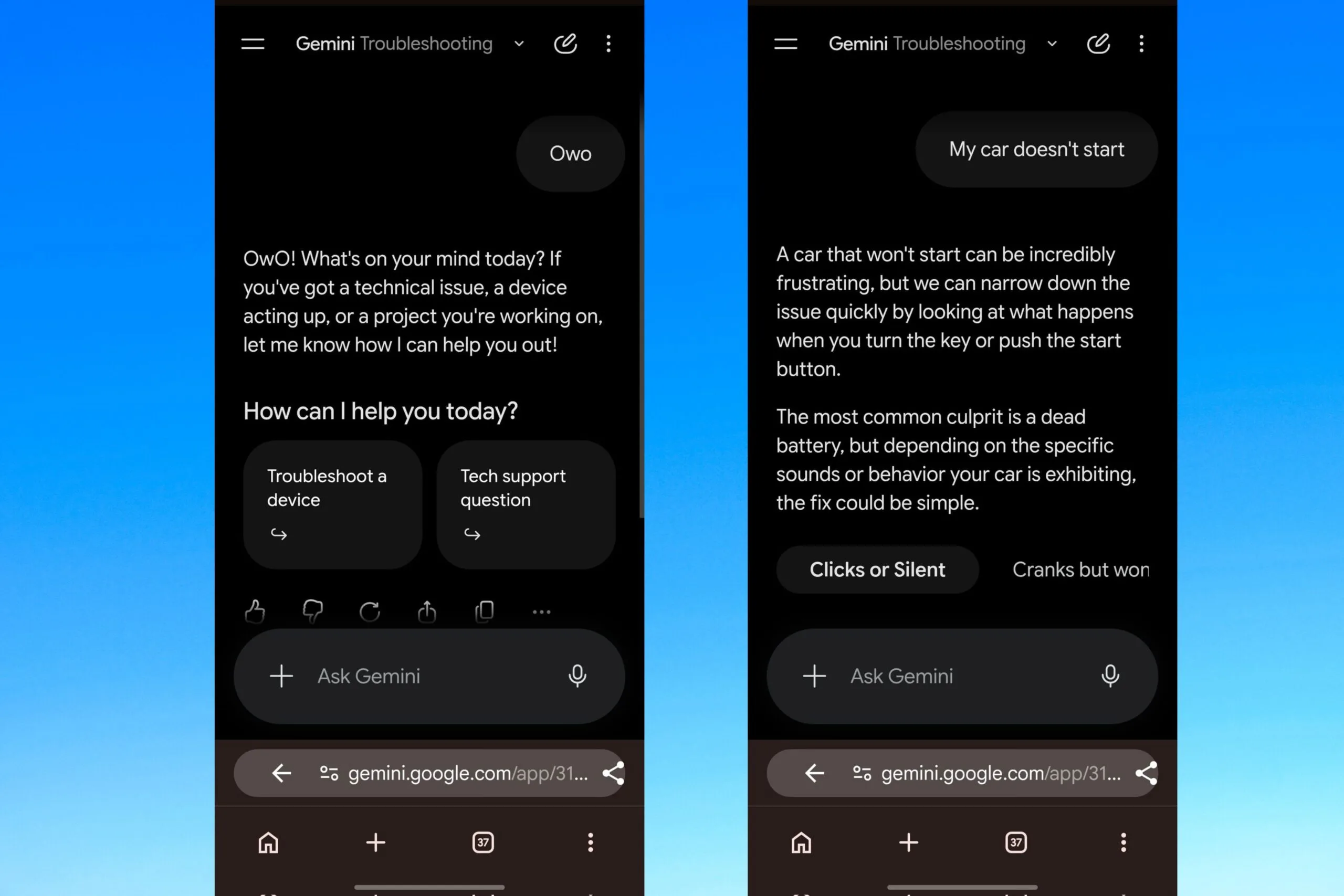 Gemini's New Troubleshooting Mode Replaces Your Manual