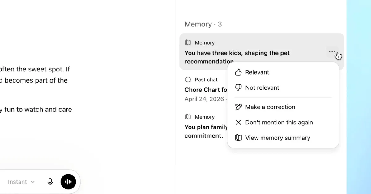ChatGPT’s New Memory System Learns From Your Chats in the Background