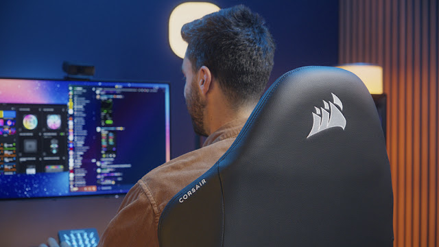 Corsair TC80 Gaming Chair Turns iCUE LINK into a Seating Hub