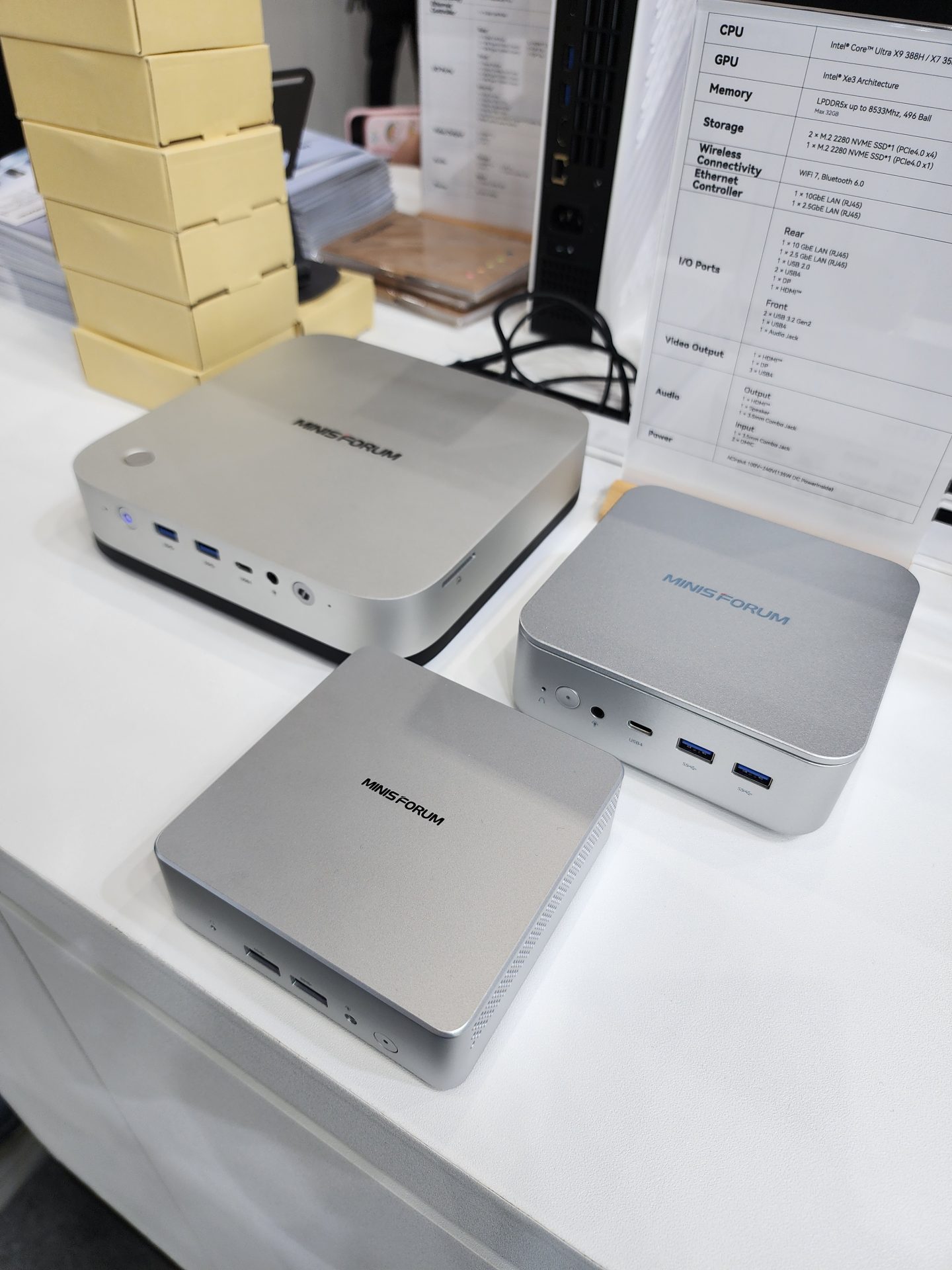 Minisforum Panther Lake Mini PCs Put 180 TOPS of Local AI on Your Desk
