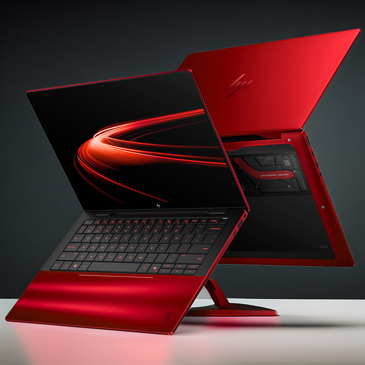How Ferrari’s Exposed-Engine Philosophy Turns HP’s AI PC Into Functional Art