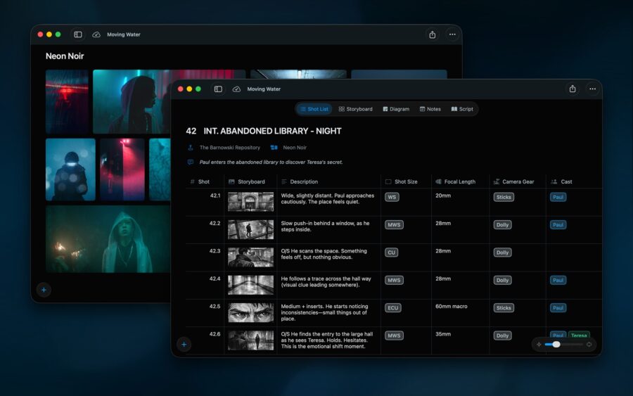 Cadrage Studio Brings Director Tools for Pre-Production to iOS and Mac