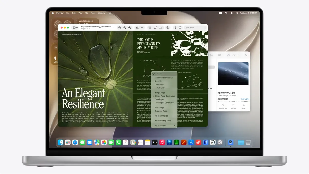 macOS 27 Golden Gate Puts Siri AI and a Reworked Liquid Glass Front and Center