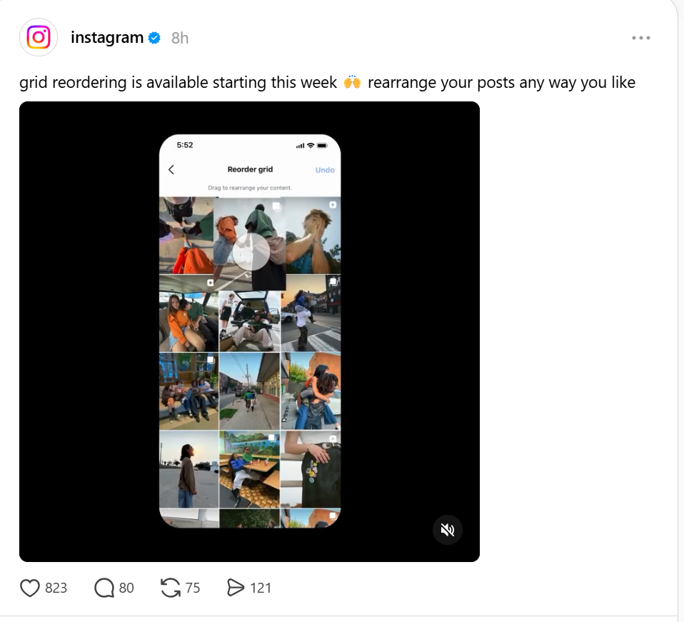 How to Rearrange Your Instagram Profile Grid for a Cohesive Look