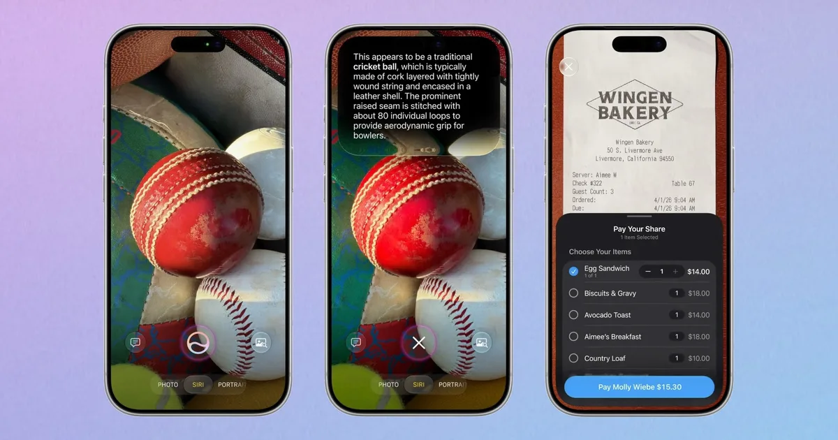 Siri’s New Camera Mode Brings Visual Intelligence to Everyday Tasks