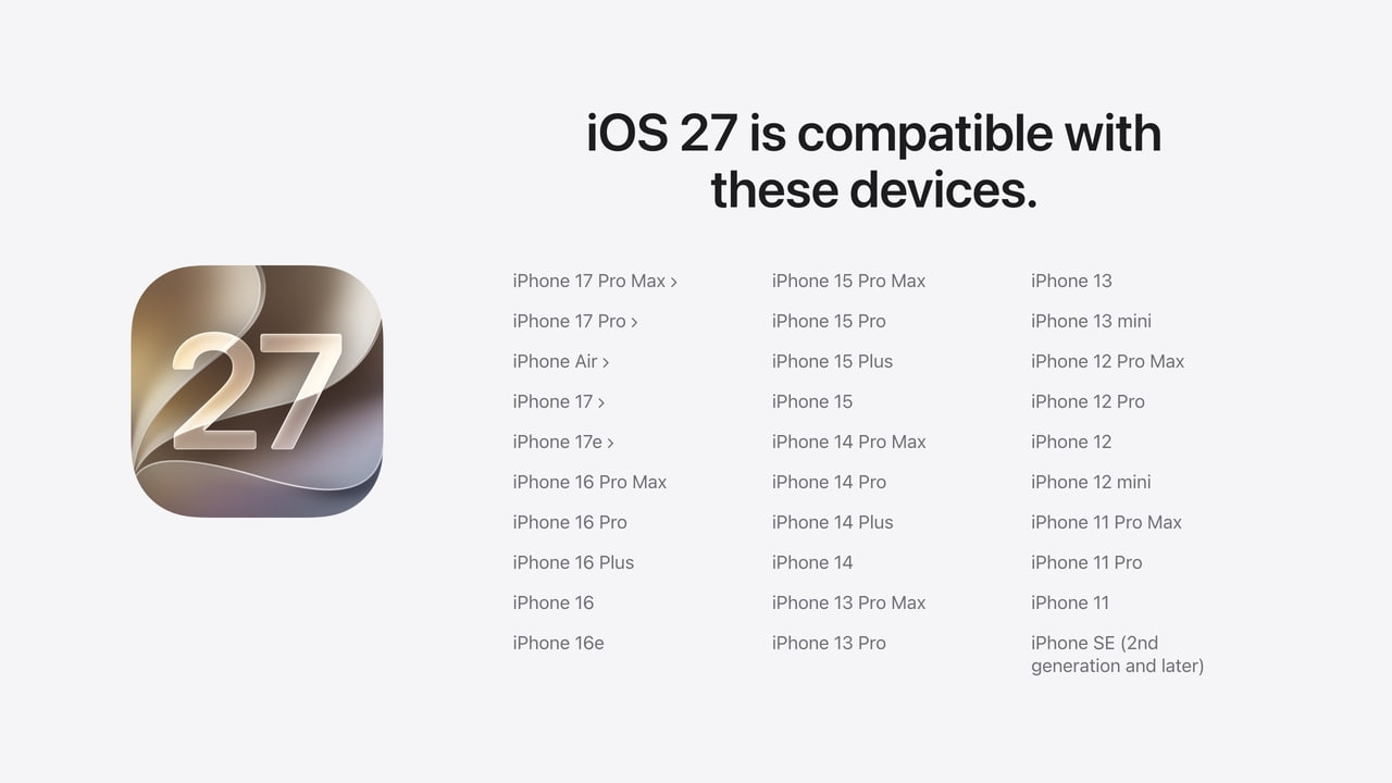 iOS 27 Support for iPhone 11 Lets Millions Skip an Upgrade