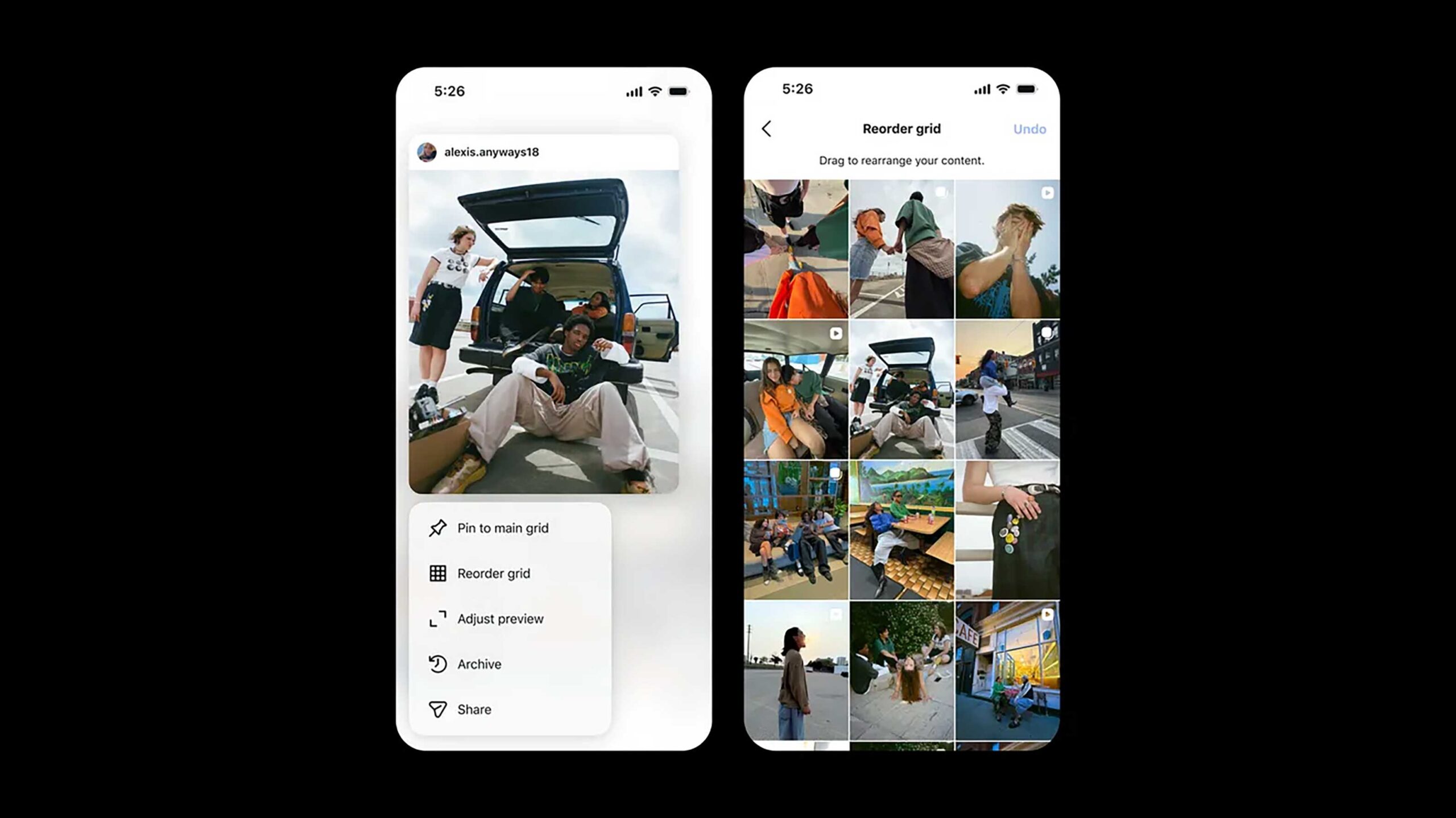 How to Rearrange Your Instagram Grid Without Losing Chronology