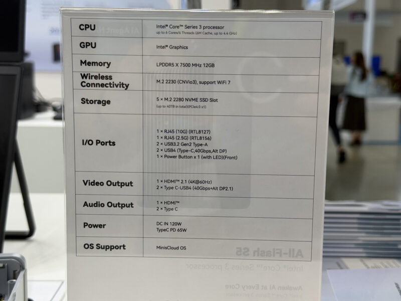 Minisforum S5 Fanless Wildcat Lake NAS Targets Silent All‑Flash Workflows