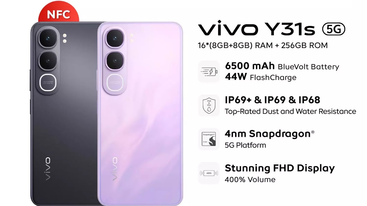 Vivo Y31s 5G Targets Budget Buyers With Big Battery and Tough Body