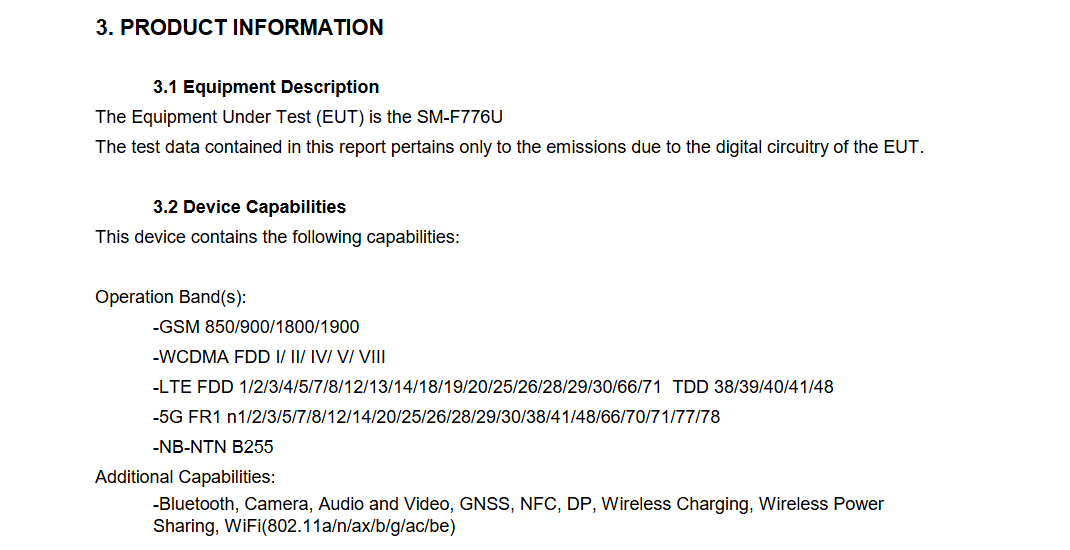 Galaxy Z Flip 8 FCC Filing Hints at Exynos 2600, 120Hz Screen and Satellite Link
