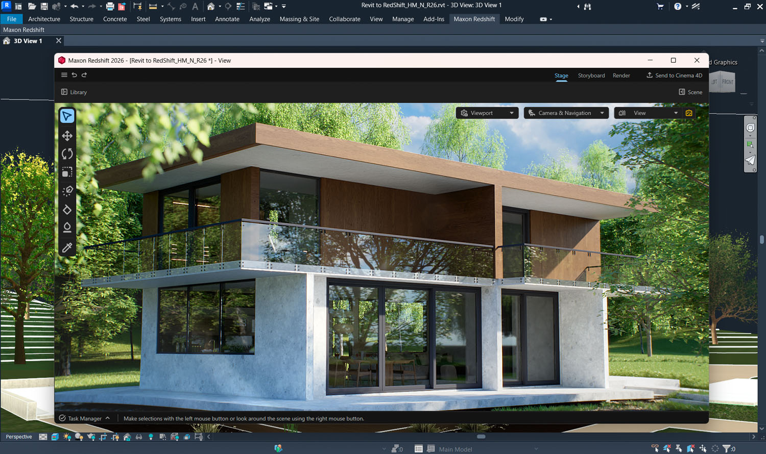 Redshift 2026.7 Brings Hex Tiling and DoF to Real-Time Arch Viz