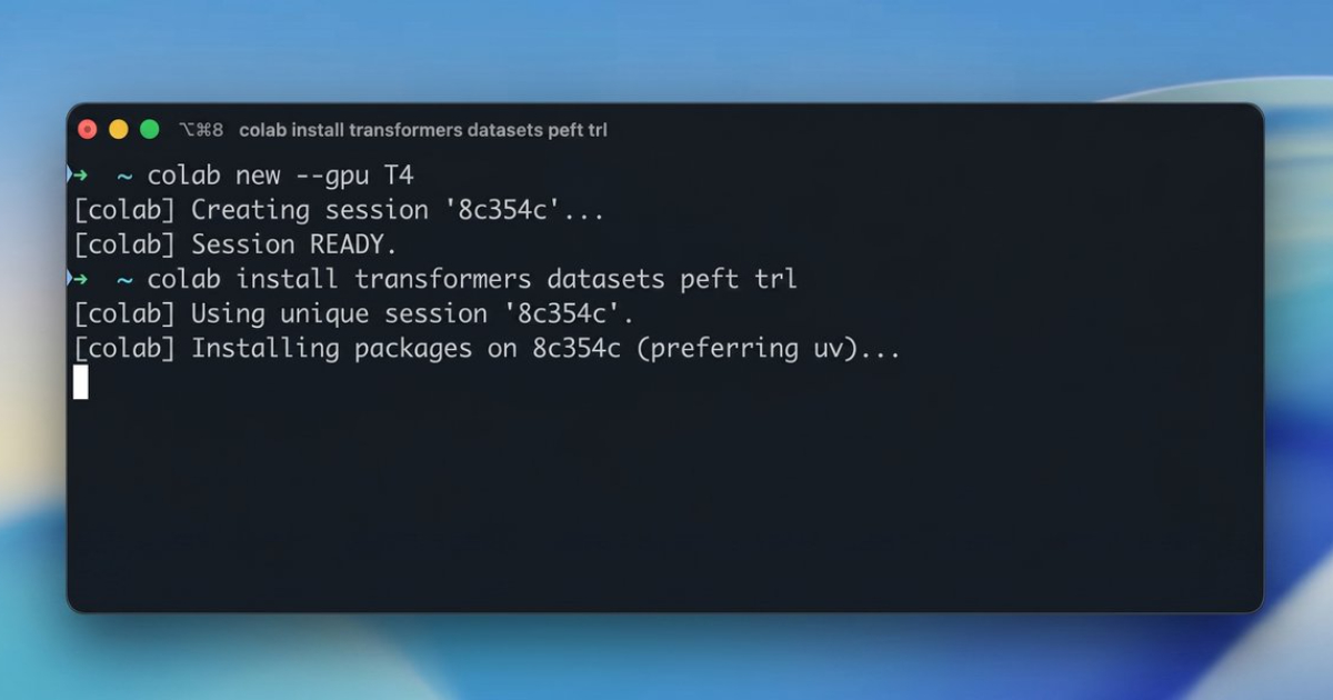 Google Colab CLI Brings Cloud GPUs to Your Local Terminal