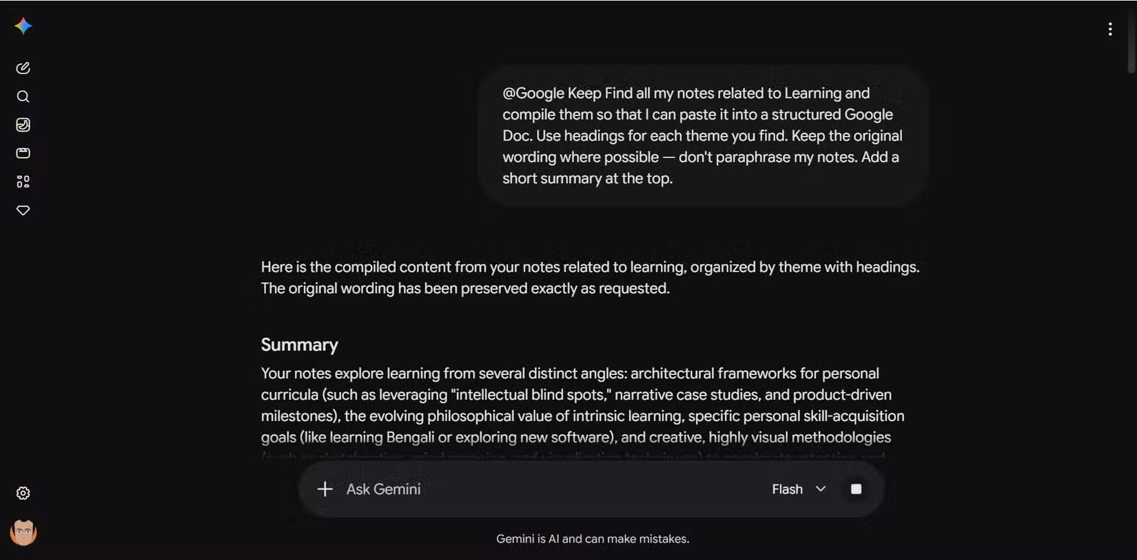 Gemini in Google Keep Turns Messy Notes Into Clear Answers