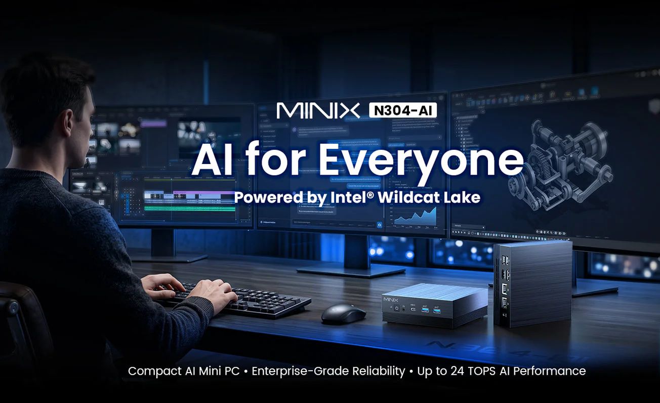 MINIX N304-AI Mini PC Targets Entry-Level AI on a Budget