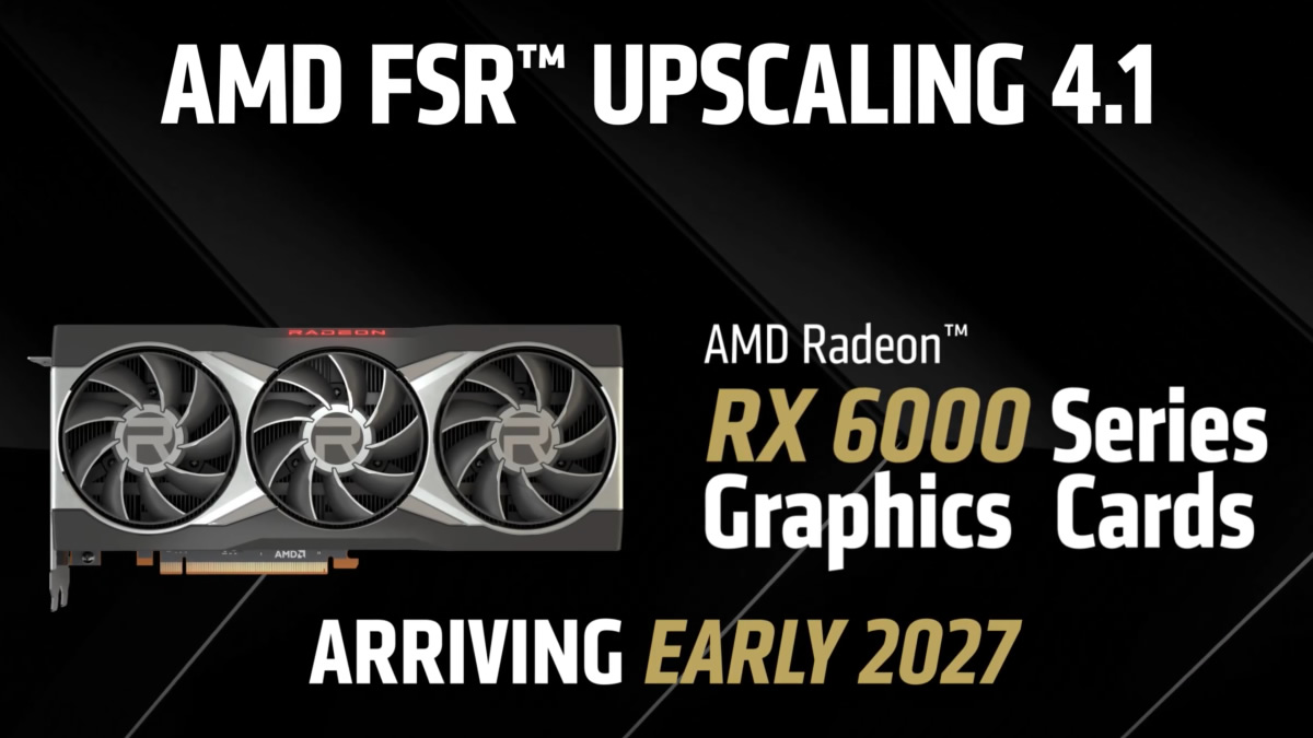 AMD Targets FSR 4.1 Quality Parity for RDNA 3 GPUs