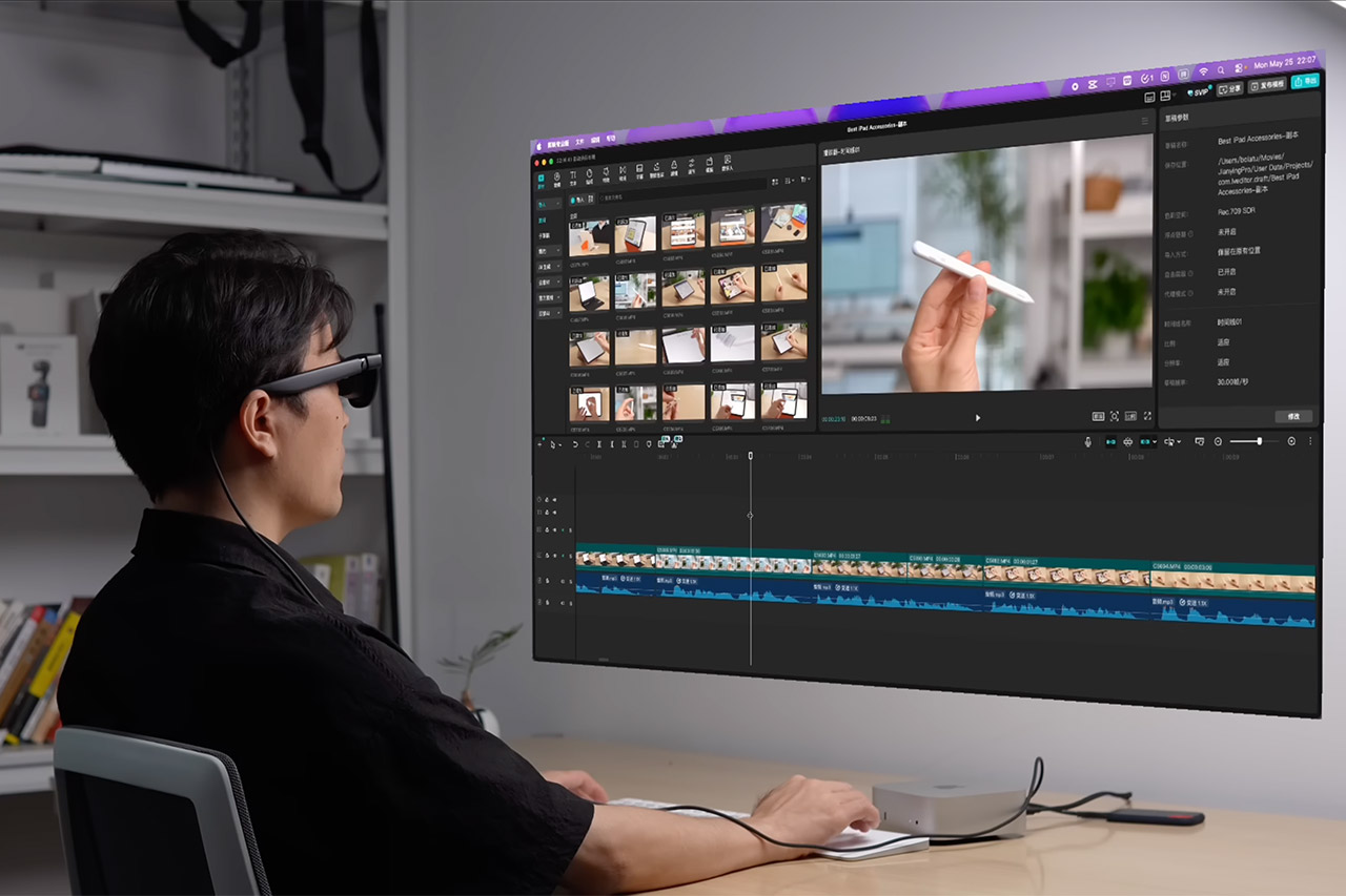 Mac Mini M4 and XR Glasses Turn Any Table into a Portable Workstation