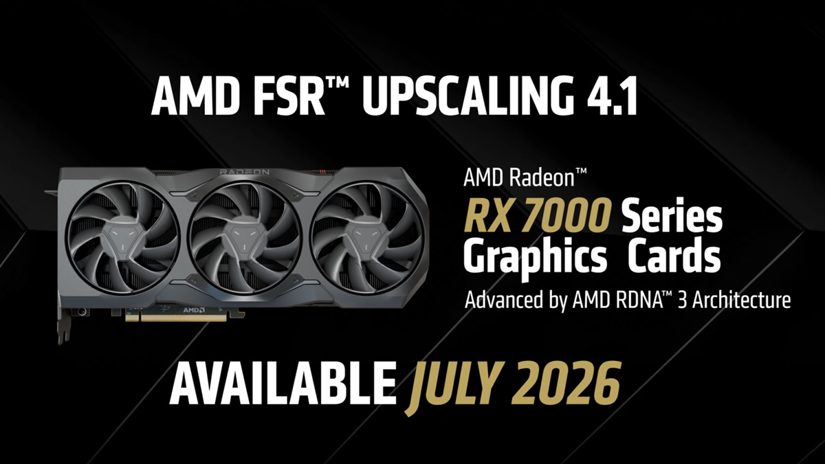 AMD Targets FSR 4.1 Quality Parity for RDNA 3 GPUs