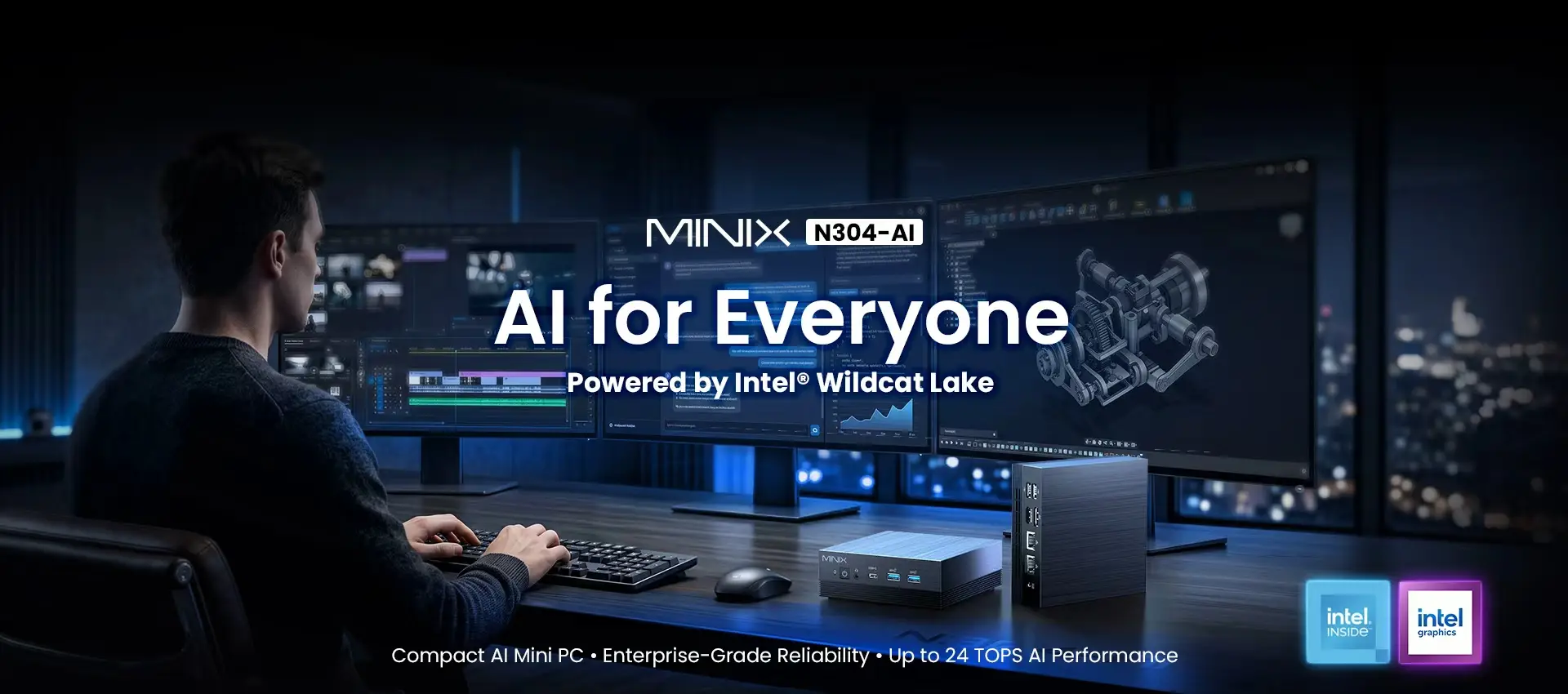 MINIX N304-AI Mini PC Brings Local AI to Budget Desktops