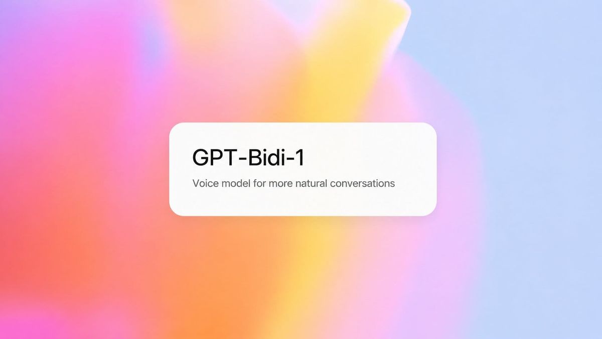 How GPT-Bidi-1 Is Transforming ChatGPT Voice Mode