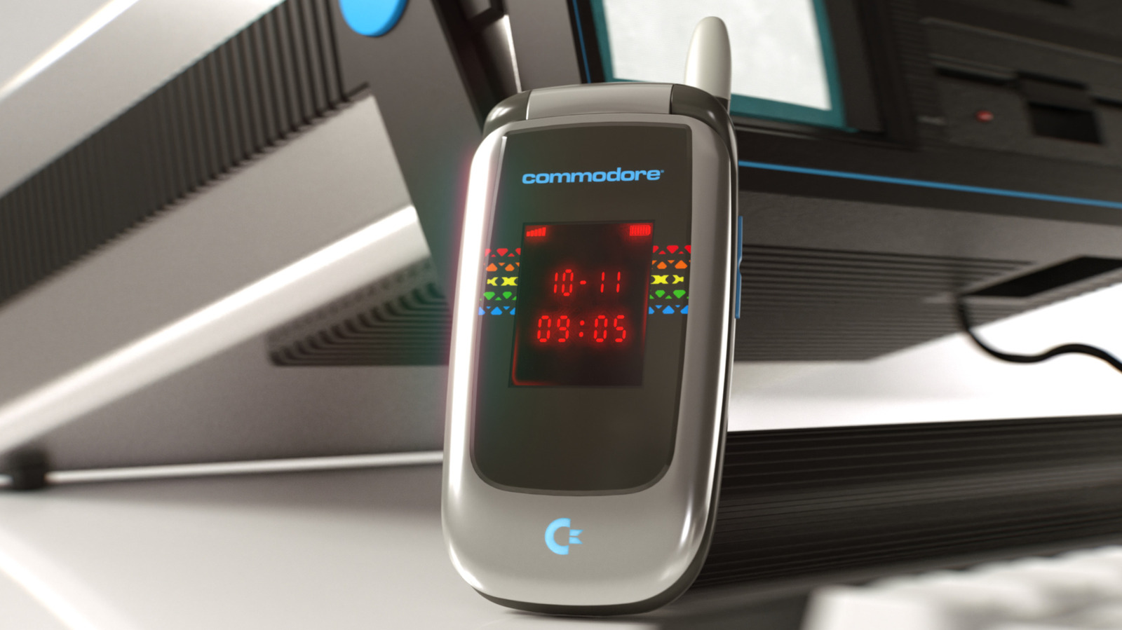 Commodore Callback 8020 Flip Phone Targets Social Media Addiction