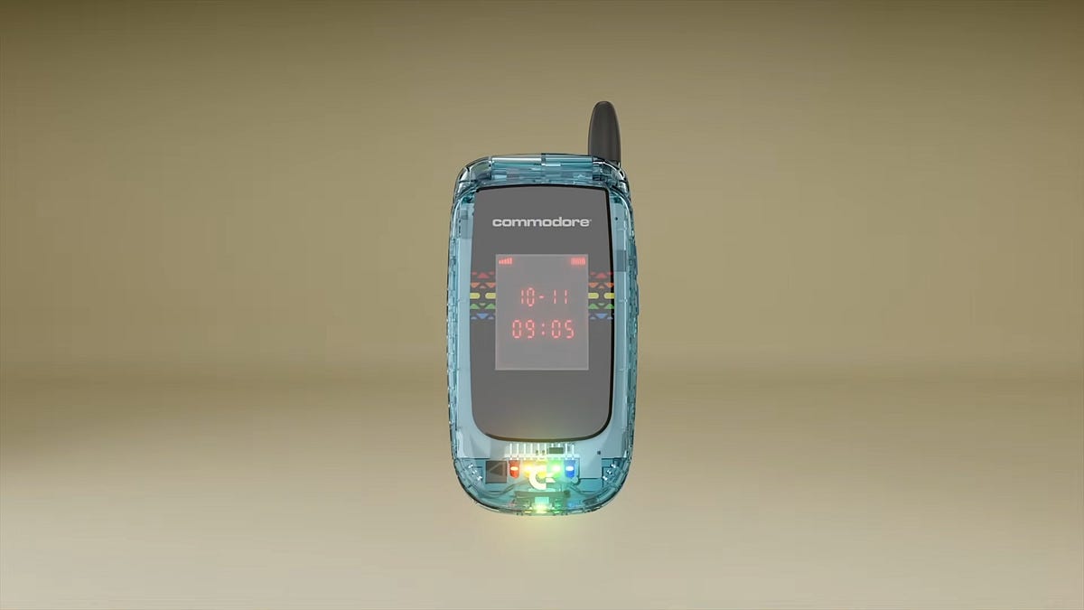 Commodore Callback 8020 Puts Sailfish OS in a Retro Flip Phone
