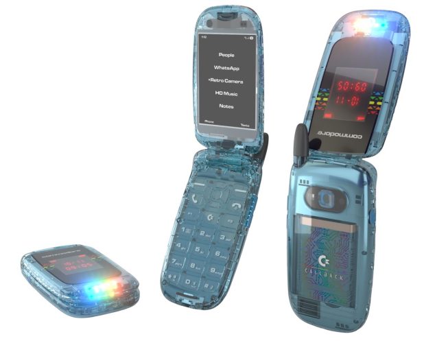 Commodore Callback 8020 Puts Sailfish OS in a Retro Flip Phone