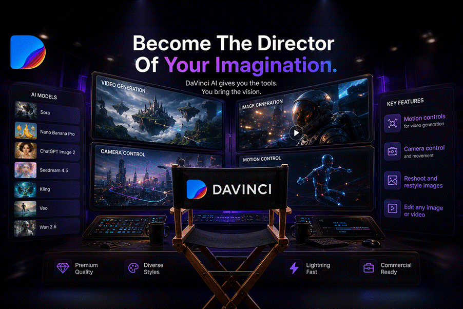 One Platform, Many Models: DaVinci AI for Frictionless AI Video