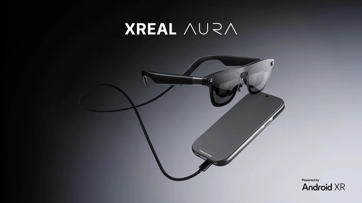 Xreal Aura XR Glasses Go Standalone With Android XR and Snapdragon Reality Elite