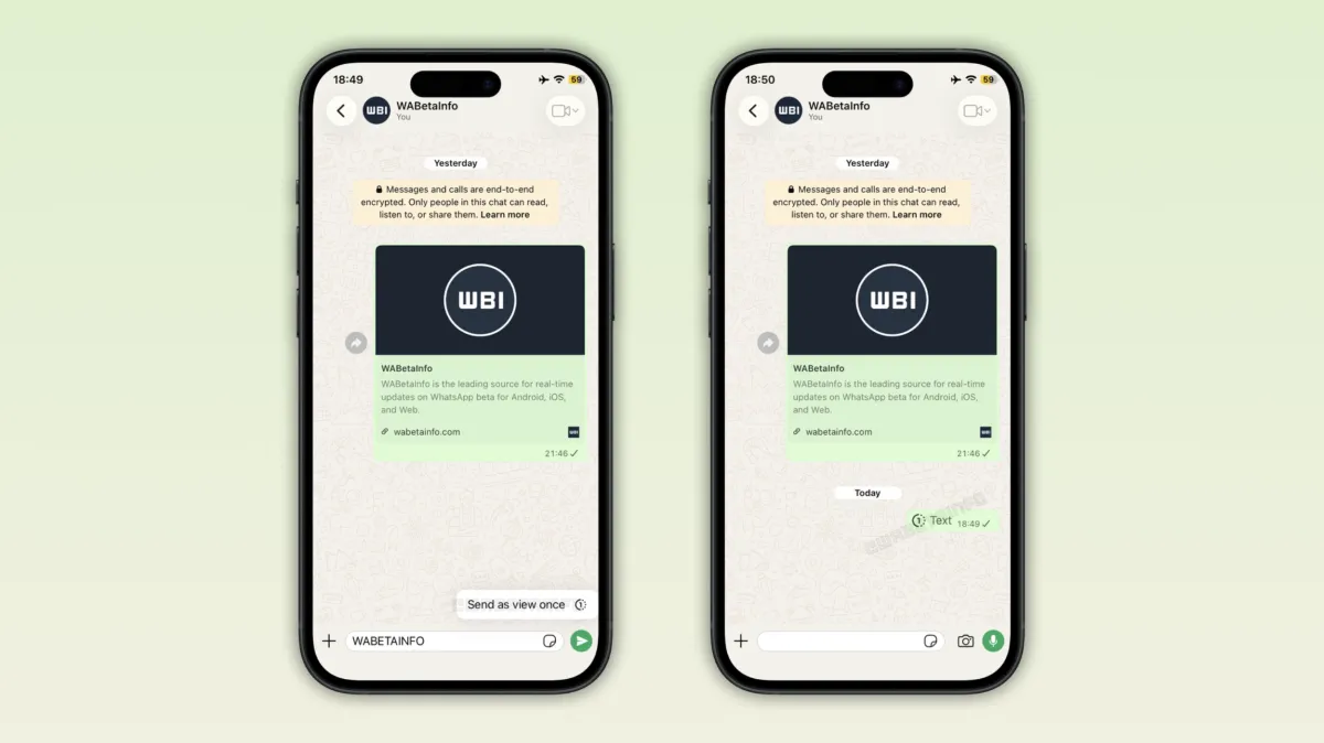 How to Use WhatsApp’s New View-Once Text Messages for Extra Privacy