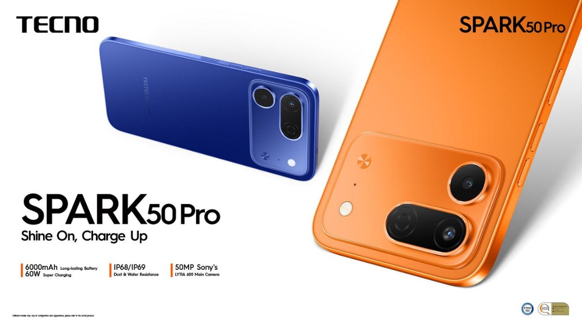 TECNO SPARK 50 Pro Marries Big Battery, IP69 Toughness, and 50MP Sony Optics