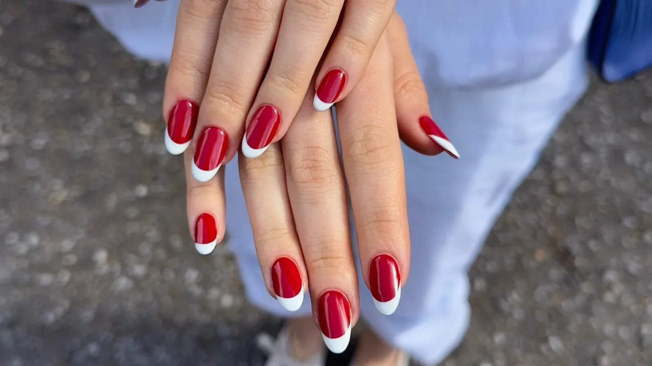 Cherry French Nails Are the Effortless Summer Manicure Trend Taking Over