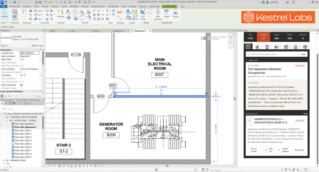 BIM Code Compliance Moves Into Revit with Kestrel’s Automated Platform
