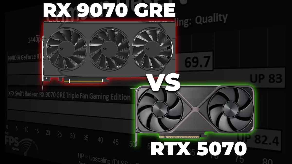 AMD Radeon RX 9070 GRE vs RTX 5070: 1440p Gaming and Ray Tracing Face-Off