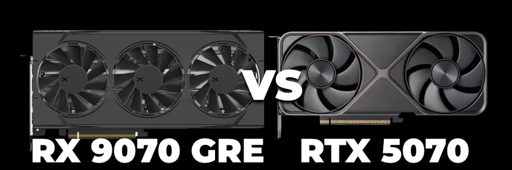 AMD Radeon RX 9070 GRE vs RTX 5070: 1440p Gaming and Ray Tracing Face-Off